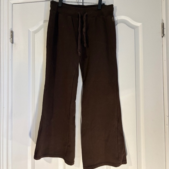Brown Flare Sweatpants - Picture 1 of 4